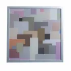 Modernă de metal cafea camera de zi 50x50cm Nina, made in Italy Viadurini