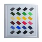 Modernă de metal cafea camera de zi 50x50cm Nina, made in Italy Viadurini