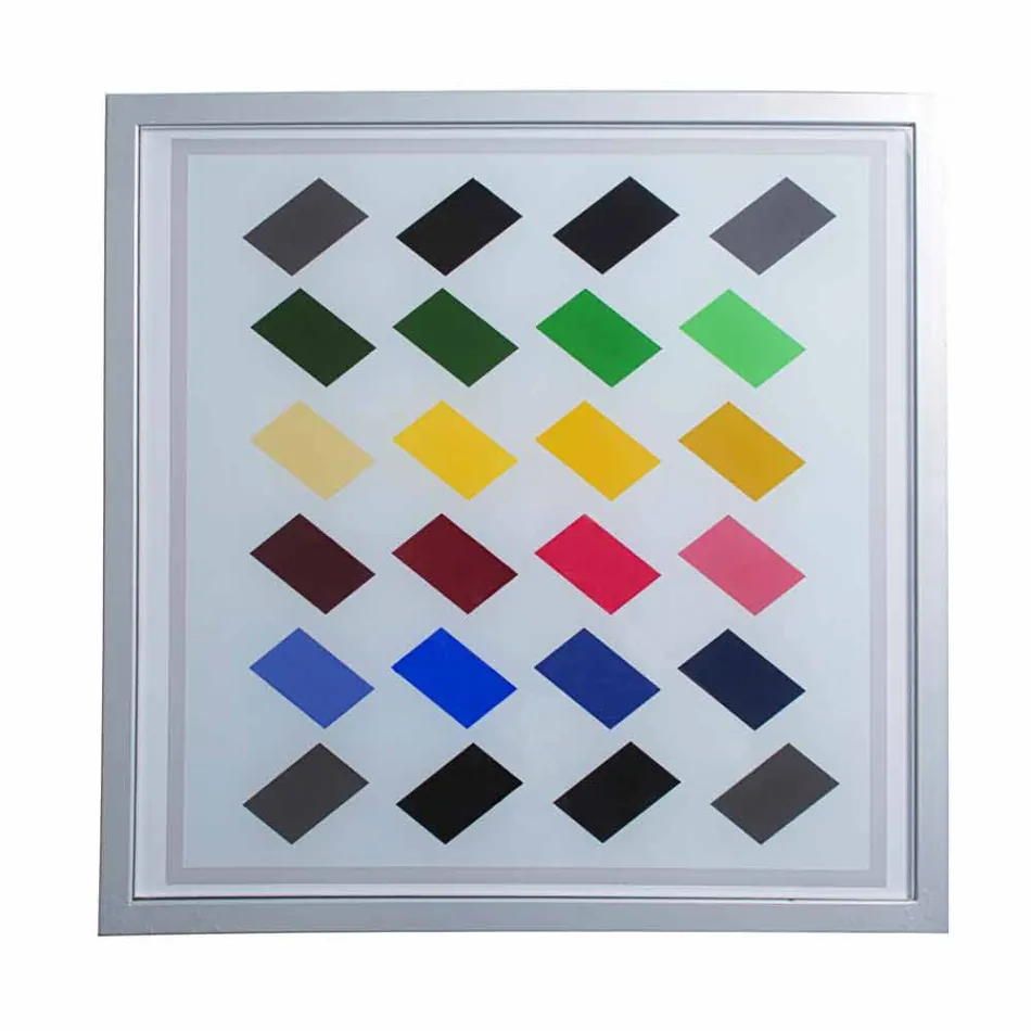 Modernă de metal cafea camera de zi 50x50cm Nina, made in Italy Viadurini