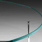 Masa de cafea moderna cu blat din sticla Made in Italy - Cinci Viadurini