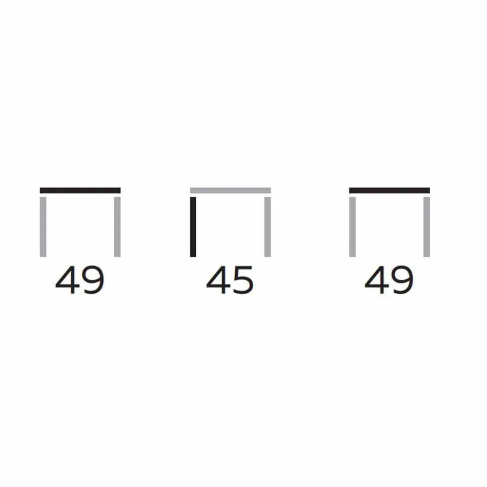 Masă de cafea modernă cu blat rotund în Gres Made in Italy - Stuttgart Viadurini