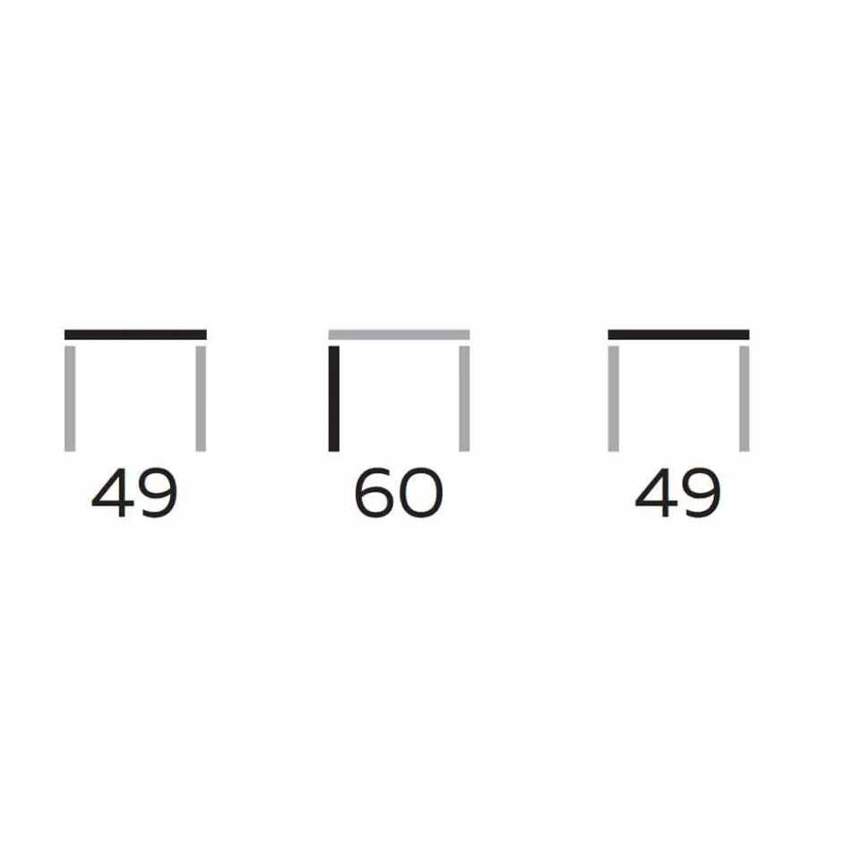 Masă de cafea modernă cu blat rotund în Gres Made in Italy - Stuttgart Viadurini