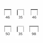 Măsuță de cafea modernă din lemn de fag și gres fabricat în Italia - Titanic Viadurini