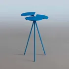 Masă de cafea modernă în foaie colorată de design Originae - Buburuză Viadurini