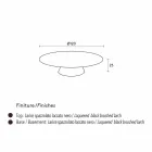 masuta de cafea modern, negru lăcuit zada Giglio Viadurini