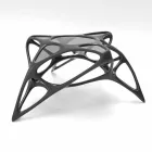 Mese de cafea moderne din sticlă și Adamantx® Lunar Table # 2 Viadurini