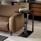 Masă de cafea modernă din metal și afumată sau din sticlă transparentă fabricată în Italia - Teilor Viadurini