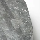 Masuta de cafea moderna in forma de piatra fosila - Bowie Viadurini