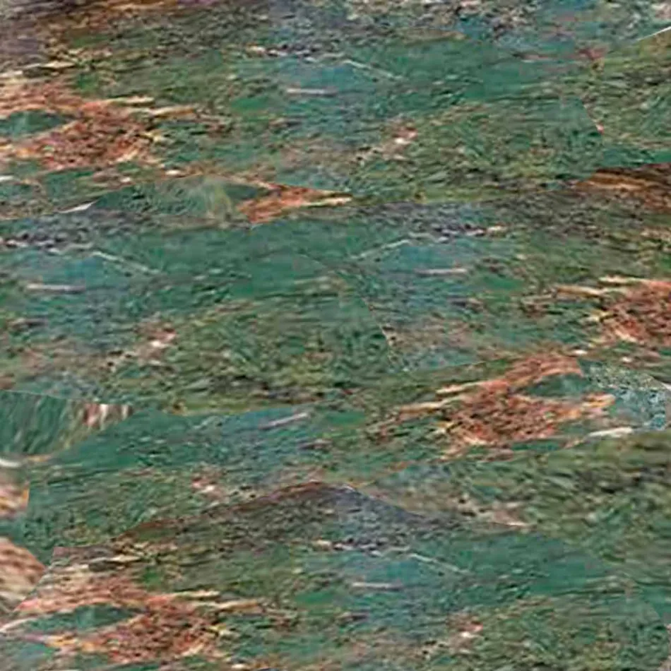 Măsuță de cafea pătrată în Gres cu bază metalică Made in Italy - Albert Viadurini