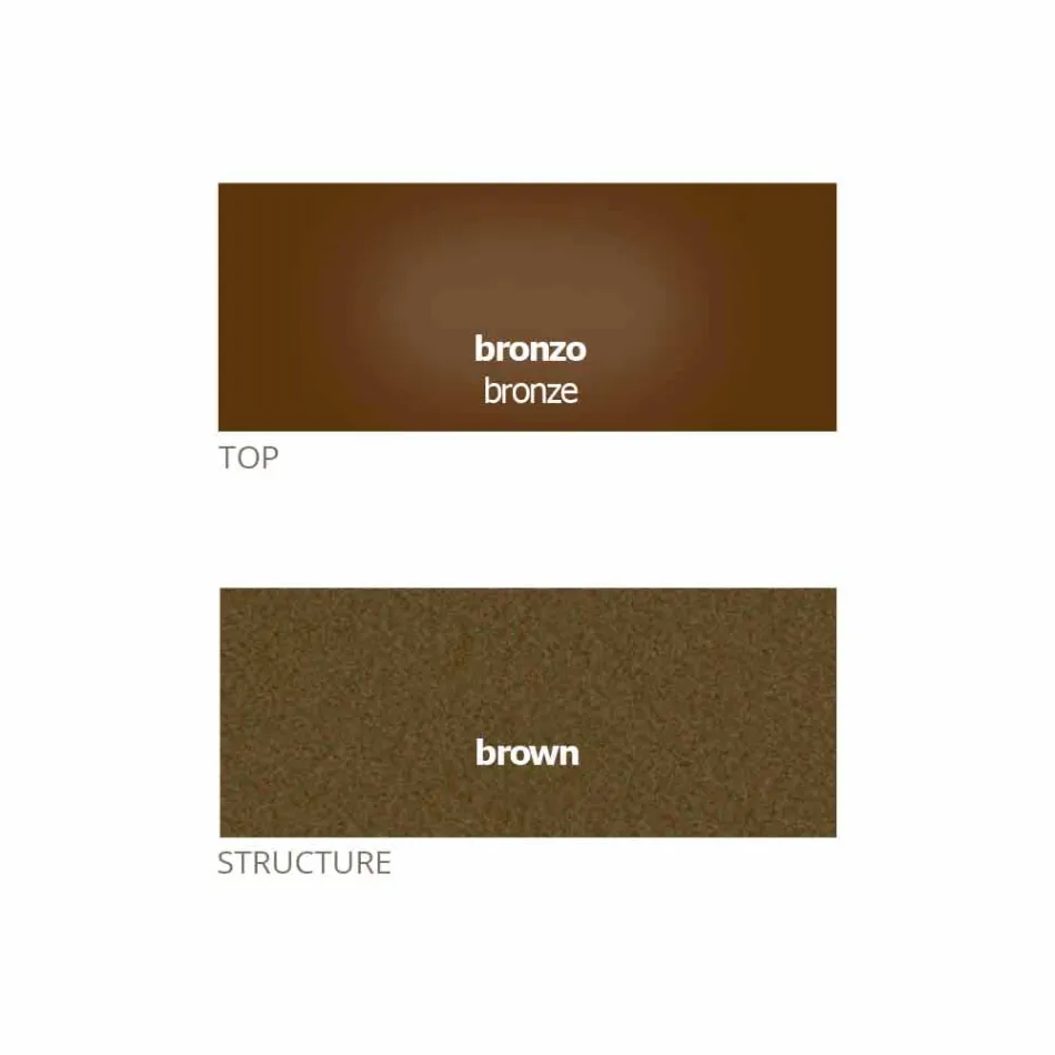 Masa de cafea rotunda cu blat din cristal Made in Italy - Indio Viadurini