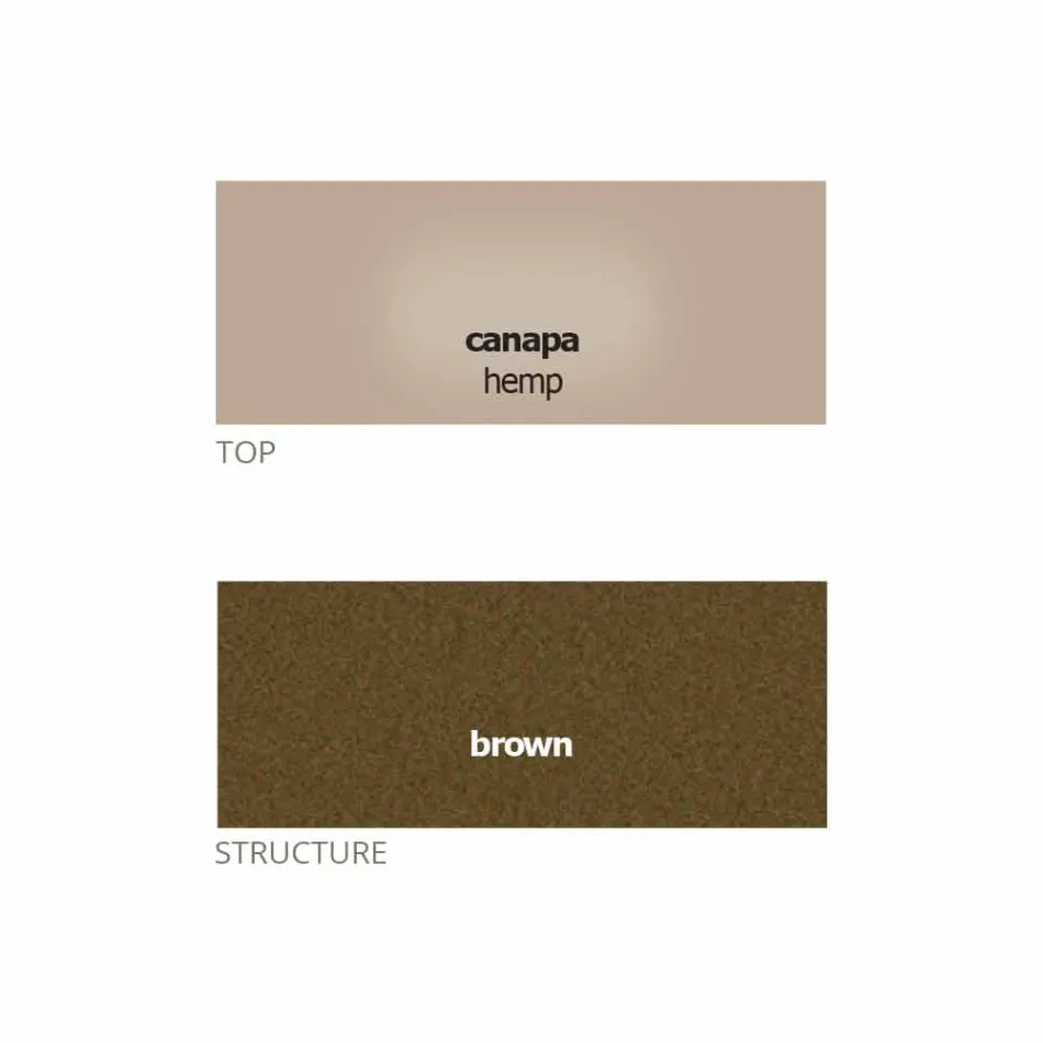 Masa de cafea rotunda cu blat din cristal Made in Italy - Indio Viadurini