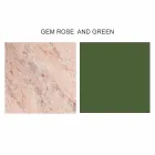 Masă de cafea cu design rotund din gresie și frasin Made in Italy - Bering Viadurini