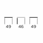 Masă de cafea cu design rotund din gresie și frasin Made in Italy - Bering Viadurini