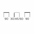 Masă de cafea rotundă în Gres și Metal Modern Made in Italy - Albert Viadurini