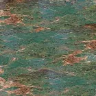 Masă de cafea rotundă în Gres și Metal Modern Made in Italy - Albert Viadurini