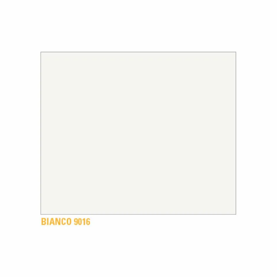 Masă de cafea rotundă de lux din metal vopsit Made in Italy - Mina Viadurini