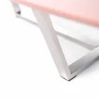 Masă Lounge Modern în formă de Mdf și Chrome Metal - Pimpa Viadurini