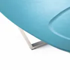 Masă Lounge Modern în formă de Mdf și Chrome Metal - Pimpa Viadurini