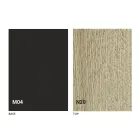 Masă transformator din lemn și oțel Made in Italy - Demetro Viadurini