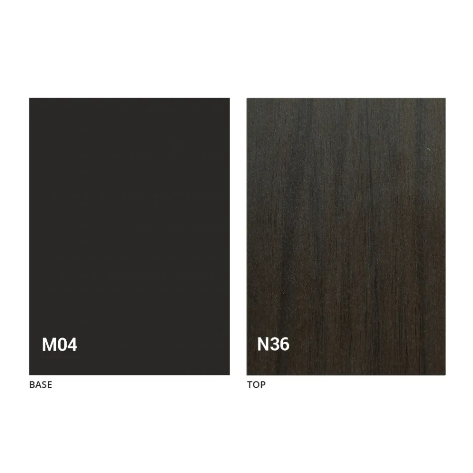 Masă transformator din lemn și oțel Made in Italy - Demetro Viadurini