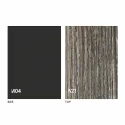 Masă de cafea transformabilă din lemn și oțel Made in Italy - Demetro Viadurini