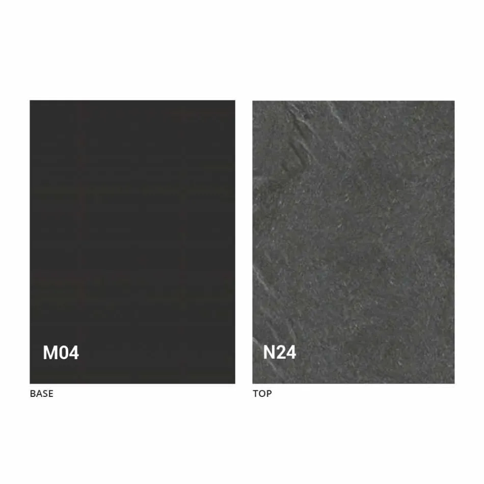 Masă de cafea transformabilă din lemn și oțel Made in Italy - Demetro Viadurini