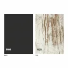 Masă de cafea transformabilă din lemn și oțel Made in Italy - Demetro Viadurini