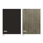 Masă transformator din lemn și oțel Made in Italy - Demetro Viadurini