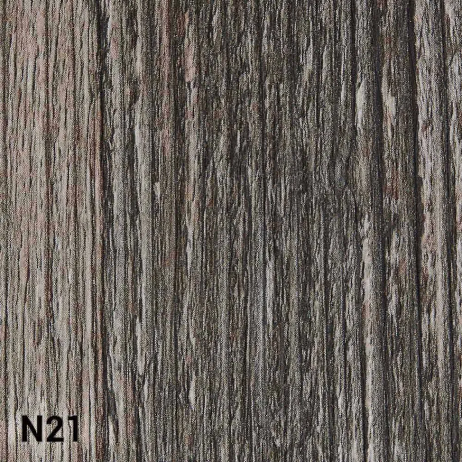 Masa de cafea transformabila din lemn si metal Made in Italy - Patroclus Viadurini