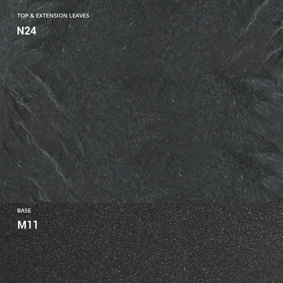 Masuta de cafea transformabila din lemn si metal, fabricata in Italia - Sanrocco Viadurini