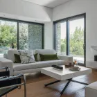 Masuta de cafea transformabila din lemn si metal, fabricata in Italia - Sanrocco Viadurini