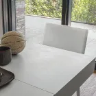 Masuta de cafea transformabila din lemn si metal, fabricata in Italia - Sanrocco Viadurini