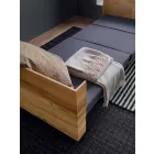 Masă de cafea transformabilă din lemn masiv Made in Italy - Trabucco Viadurini