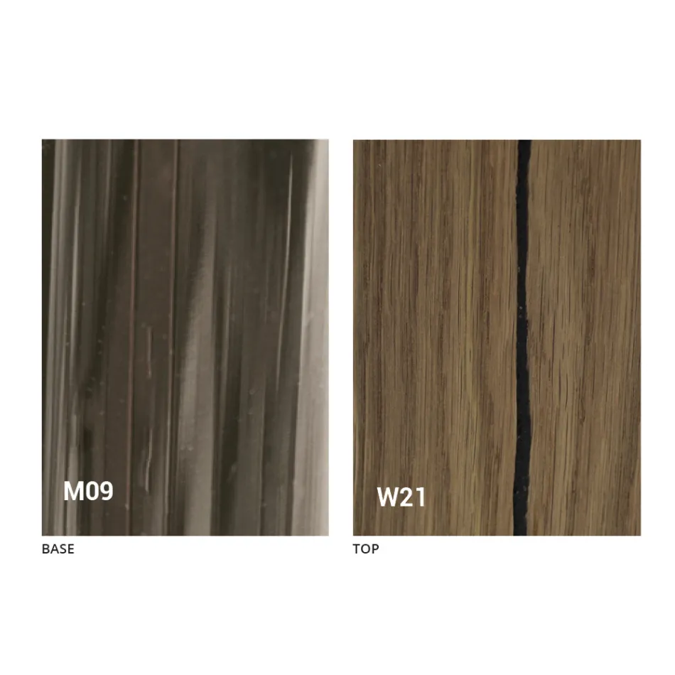 Masă de cafea transformantă din lemn masiv Made in Italy - Trabucco Viadurini