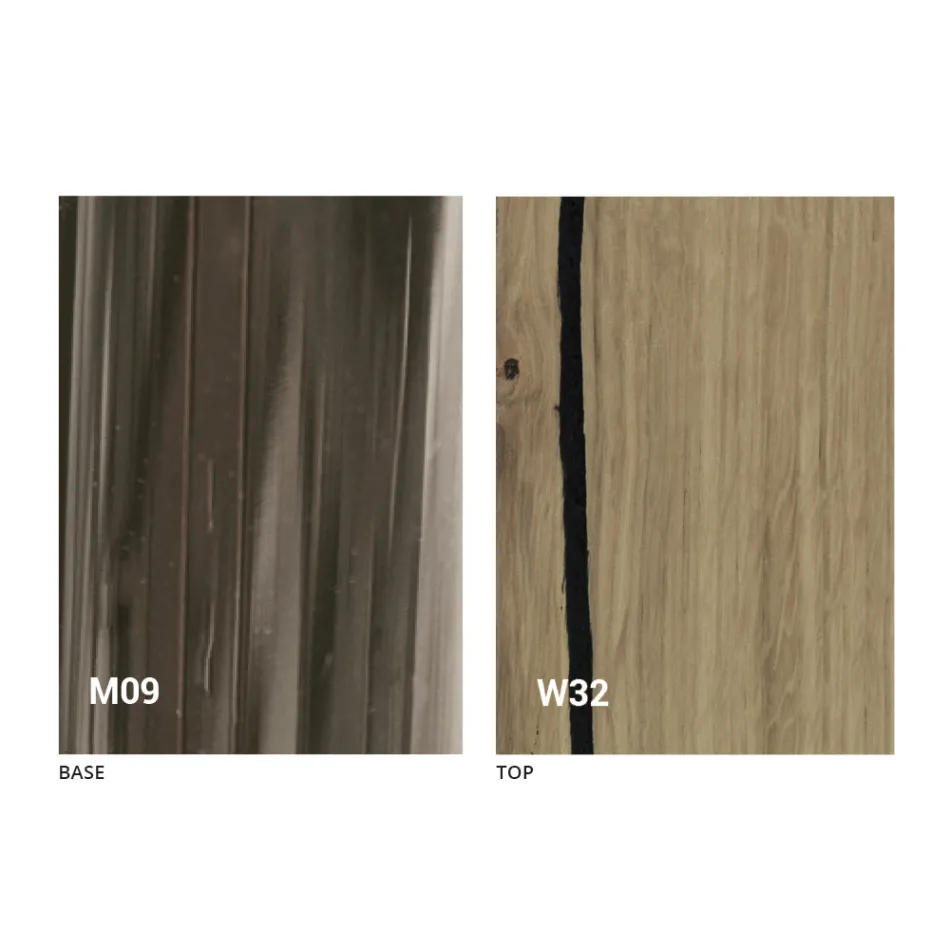 Masă de cafea transformantă din lemn masiv Made in Italy - Trabucco Viadurini