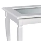 Masuta de cafea living cu panou de sticla Made in Italy - Demetra Viadurini