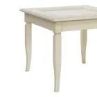 Masuta de cafea sufragerie cu panou tapitat din sticla Made in Italy - Demetra Viadurini