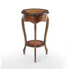 Masuta de cafea pentru living cu incrustatie de cirese patinata Made in Italy - Irno Viadurini