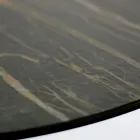 Masuta de cafea din otel si gresie portelanata Made in Italy - Aspira Viadurini