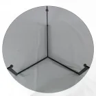 Masuta de cafea din otel si sticla Made in Italy - Aspira Viadurini