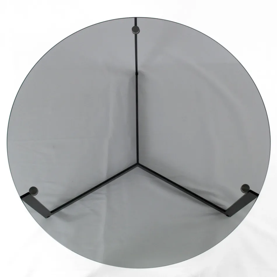 Masuta de cafea din otel si sticla Made in Italy - Aspira Viadurini