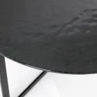 Masuta de cafea din otel si sticla Made in Italy - Aspira Viadurini