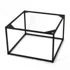 Masuta de cafea din gresie si otel Made in Italy - Birba Viadurini