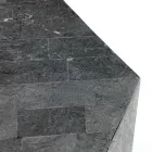 Masuta de cafea sufragerie in intregime din piatra fosila diferite finisaje - aer Viadurini