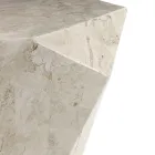 Masuta de cafea sufragerie in intregime din piatra fosila diferite finisaje - aer Viadurini