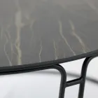 Masuta de cafea Blat rotund si baza Made in Italy - Tullia Viadurini