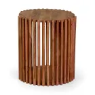 Măsuță de cafea din lemn de salcâm - Vortice Viadurini