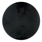 Masuta de cafea rotunda din otel si sticla Made in Italy - Alisea Viadurini