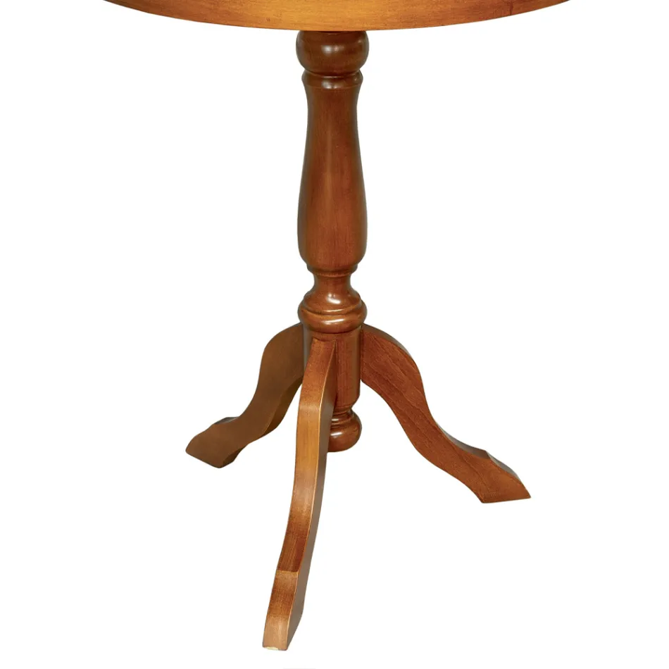 Masuta de cafea rotunda pentru living in diferite finisaje Made in Italy - Eracle Viadurini