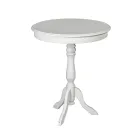 Masuta de cafea rotunda pentru living in diferite finisaje Made in Italy - Eracle Viadurini